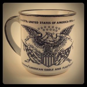Vintage Bicentennial 70s Collectible Mug USA